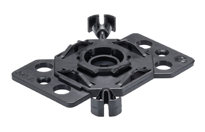 Опорная пластина GST18I5 07.413.6853.1 - Монтажное основание для распределительного блока gesis GST18i3 материал: пластик, цвет: черный