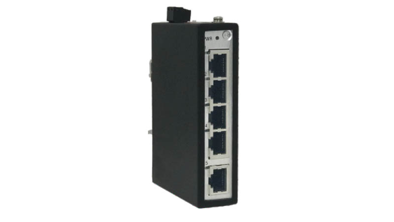 Коммутатор неупр. DSW-A5K0050 - Коммутатор неуправляемый, 5 портов RJ-45, 10/100/1000BaseT, номинальное напряжение 12/24/48 VDC и 24 VAC, IP30, рабочая температура: -40°C~+75°C, монтаж DIN35