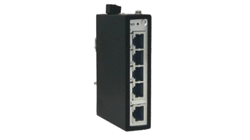 Коммутатор неупр. DSW-A5K0050 - Коммутатор неуправляемый, 5 портов RJ-45, 10/100/1000BaseT, номинальное напряжение 12/24/48 VDC и 24 VAC, IP30, рабочая температура: -40°C~+75°C, монтаж DIN35