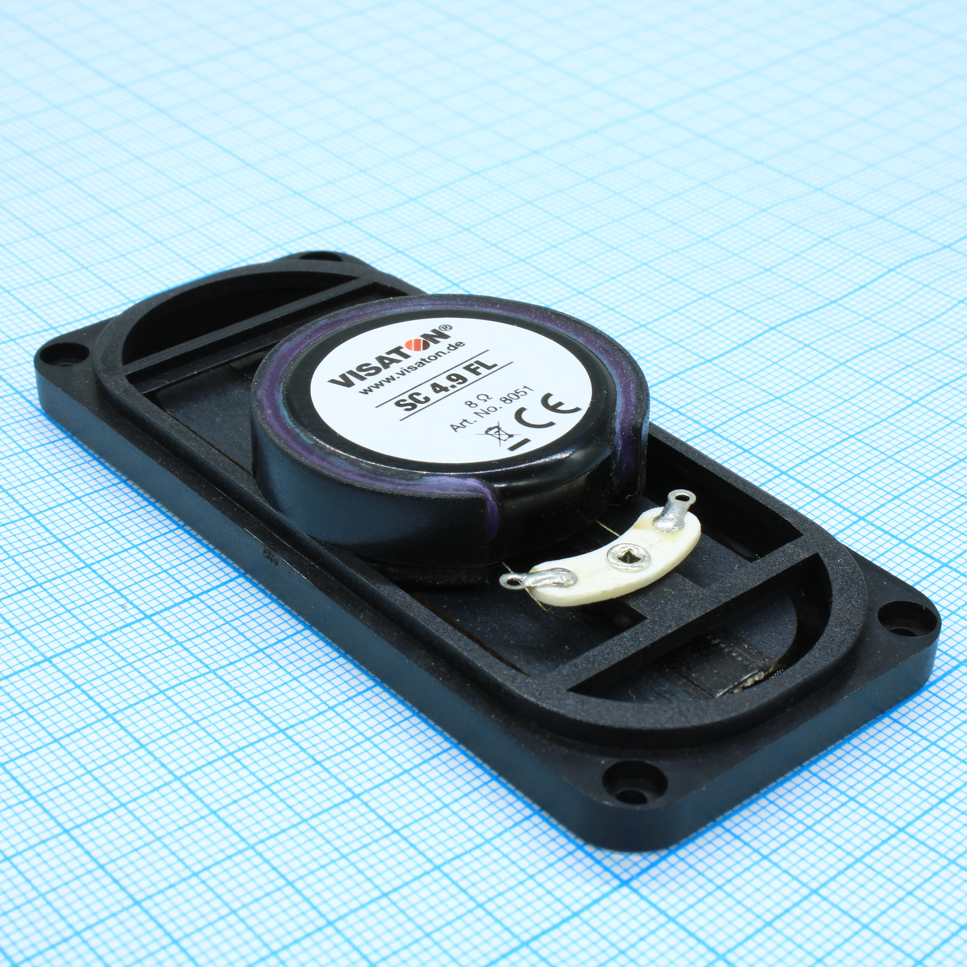 SC4.9FL - 8 Ohm - Динамики 8 Ом, 4Вт 90*40*14мм