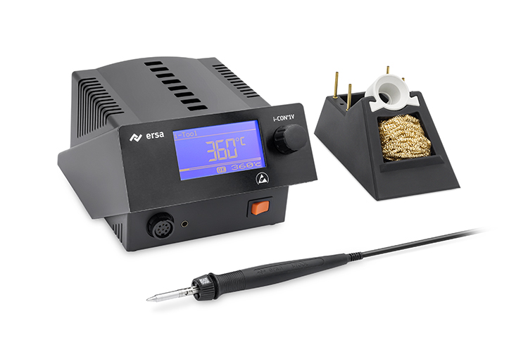 0IC1105A - Одноканальная антистатическая микропроцессорная паяльная станция i-CON 1 MK2 с паяльником i-TOOL, 150Вт, с регулировкой температуры 150°С-450°С, паяльник i-TOOL MK2 (0105CDJ) с наконечником 0142CDLF16