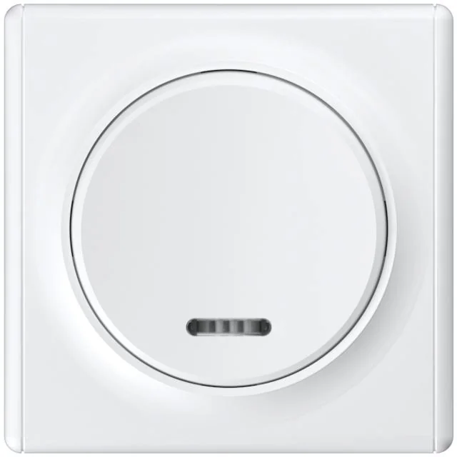 Выключатель 1-кл. СП Florence 10А IP20 с подсветкой механизм бел. (1E31701300) 2172778