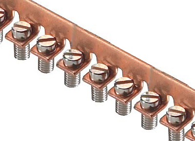 Соед. мостик 9215 M-70 - Соединительная перемычка, винтовая, не изолированная, 70 полюсов, для клемм: WK 4 ..., цвет: желтый