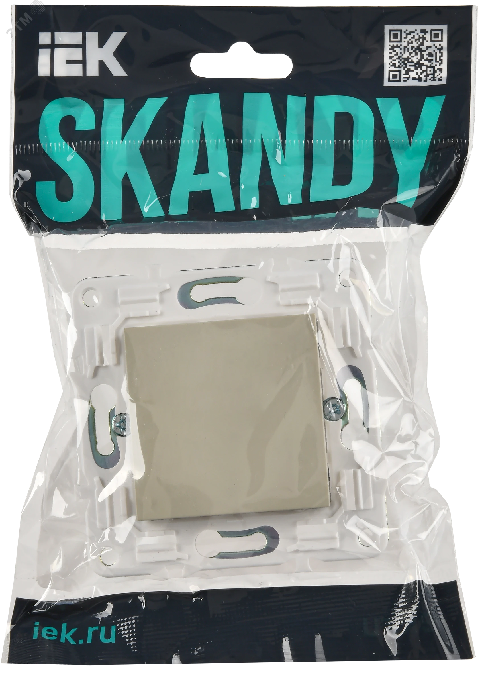 SKANDY Заглушка с суппортом SK-C01B бежевый IEK SK-PL10-K10