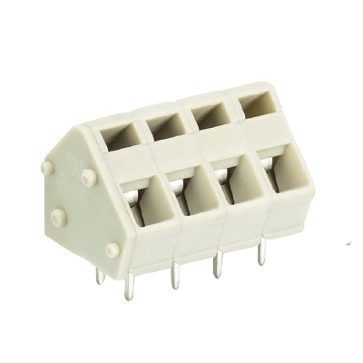 Клемма Wiecon 8191FK / 4 OB - Клеммник x4  шаг 5.0 мм 300V 16A без бок. крышки