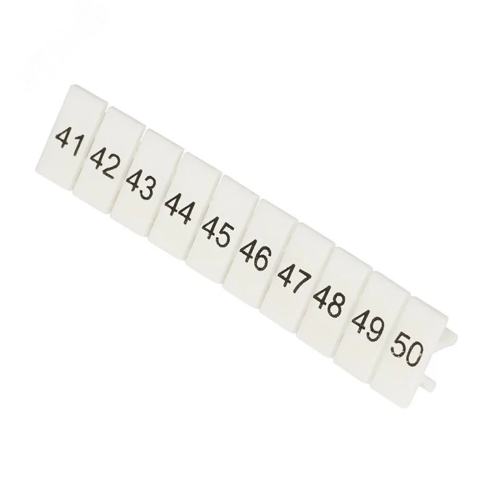 Маркер для JXB с нумерацией 1-50 (уп.100шт) PROxima dek-35-1-50