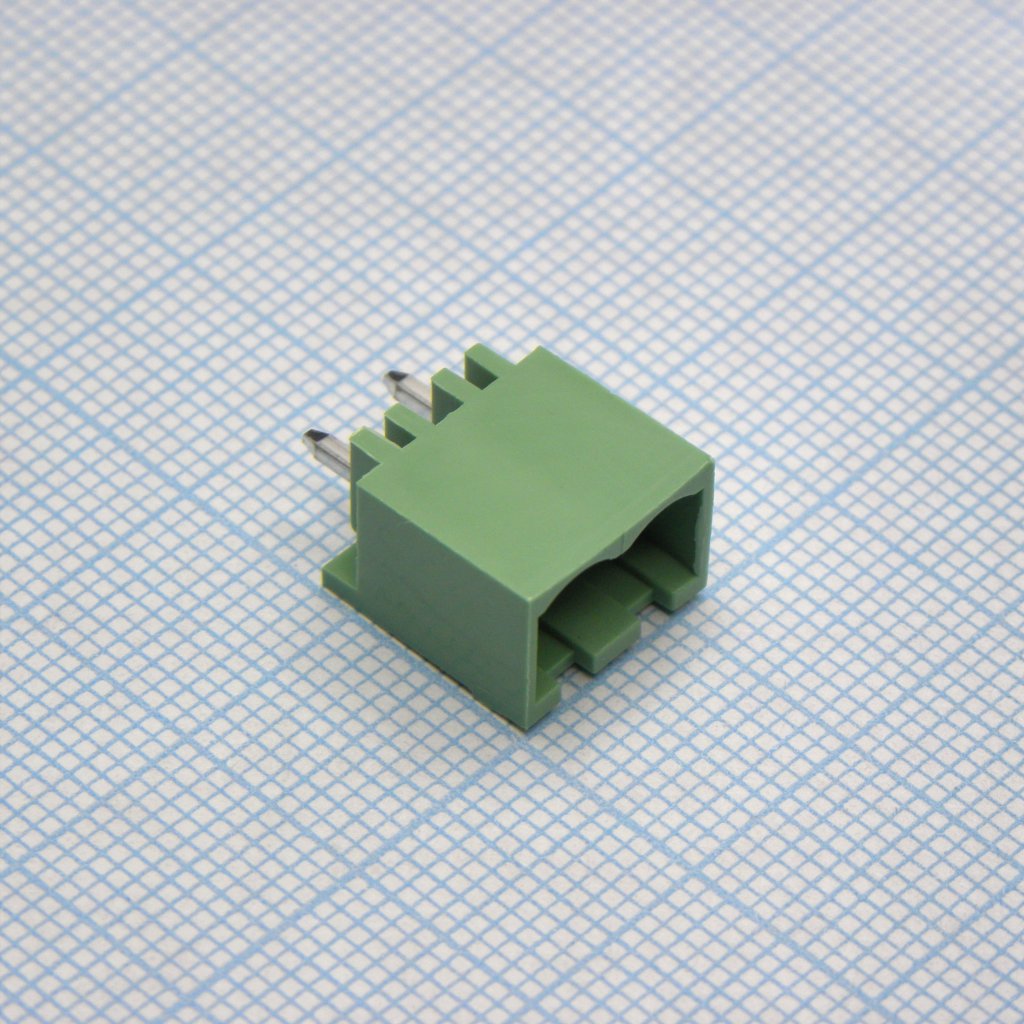 2EDGVC-5.08-02P-14-00A(H) - Разъемный клеммный блок на плату, 2 контакта. Серия 2EDGVC-5.08