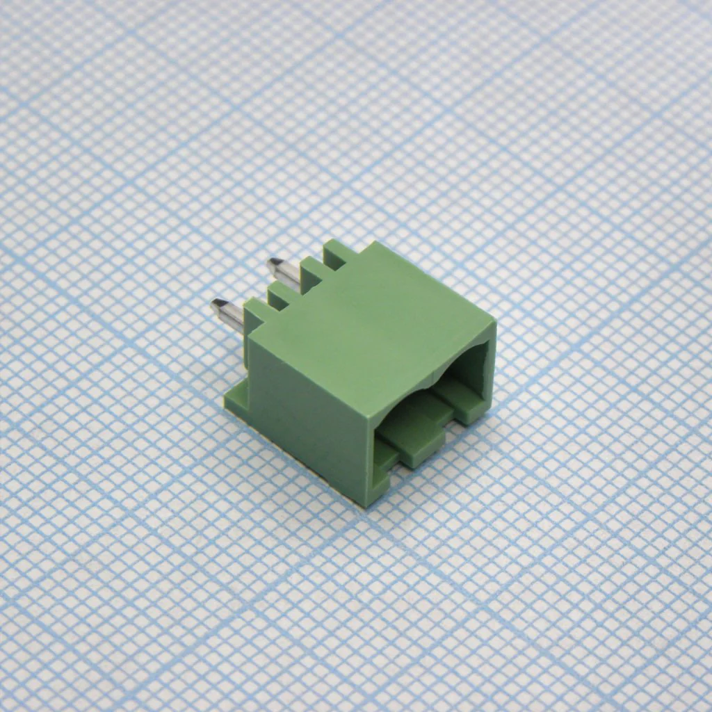 2EDGVC-5.08-02P-14-00A(H) - Разъемный клеммный блок на плату, 2 контакта. Серия 2EDGVC-5.08