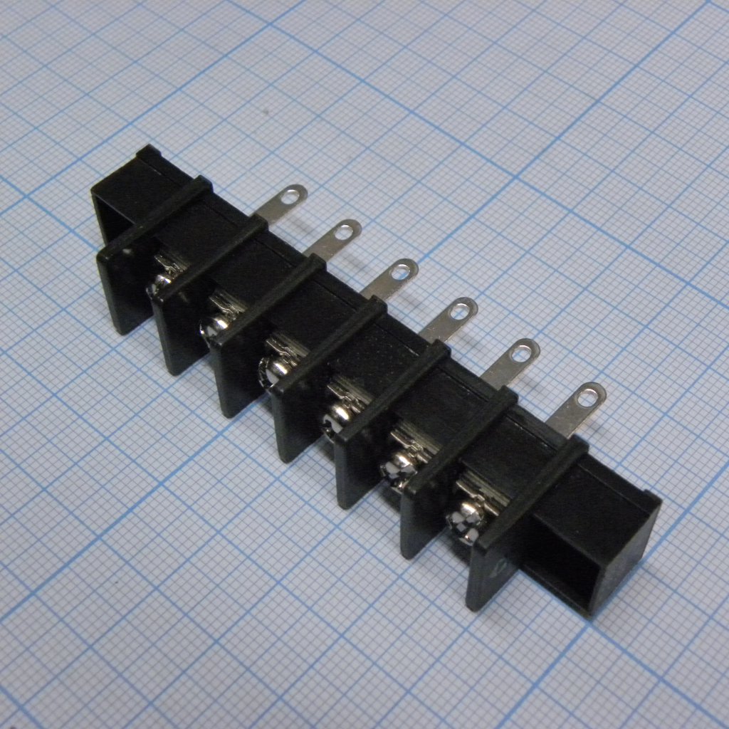 DG55H-A-06P-13-00A(H) - Барьерный клеммный блок 6 контактов. Серия DG55H-A