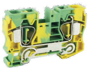 Заземляющая клемма UJ5-16JD - Заземляющая клемма, тип фиксации провода: пружинный, номинальное сечение: 16 мм кв., ширина: мм, цвет: DIN 35