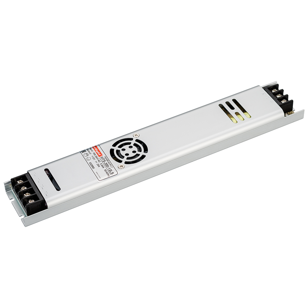 Блок питания HTS-300-12-LS (12V, 25A, 300W) 022990 - Источник напряжения с гальванической развязкой для светодиодных изделий. Входное напряжение 180-264 VAC. Выходные параметры: 12 В, 25 А, 300 Вт. Встроенный PFC >0,5. Негерметичный алюминиевый сетчатый к