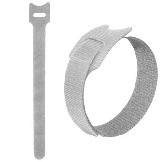 Липучка 150Х12 ММ, белый (100шт) - Хомут-липучка 150х12 мм, белый (упаковка 100шт)