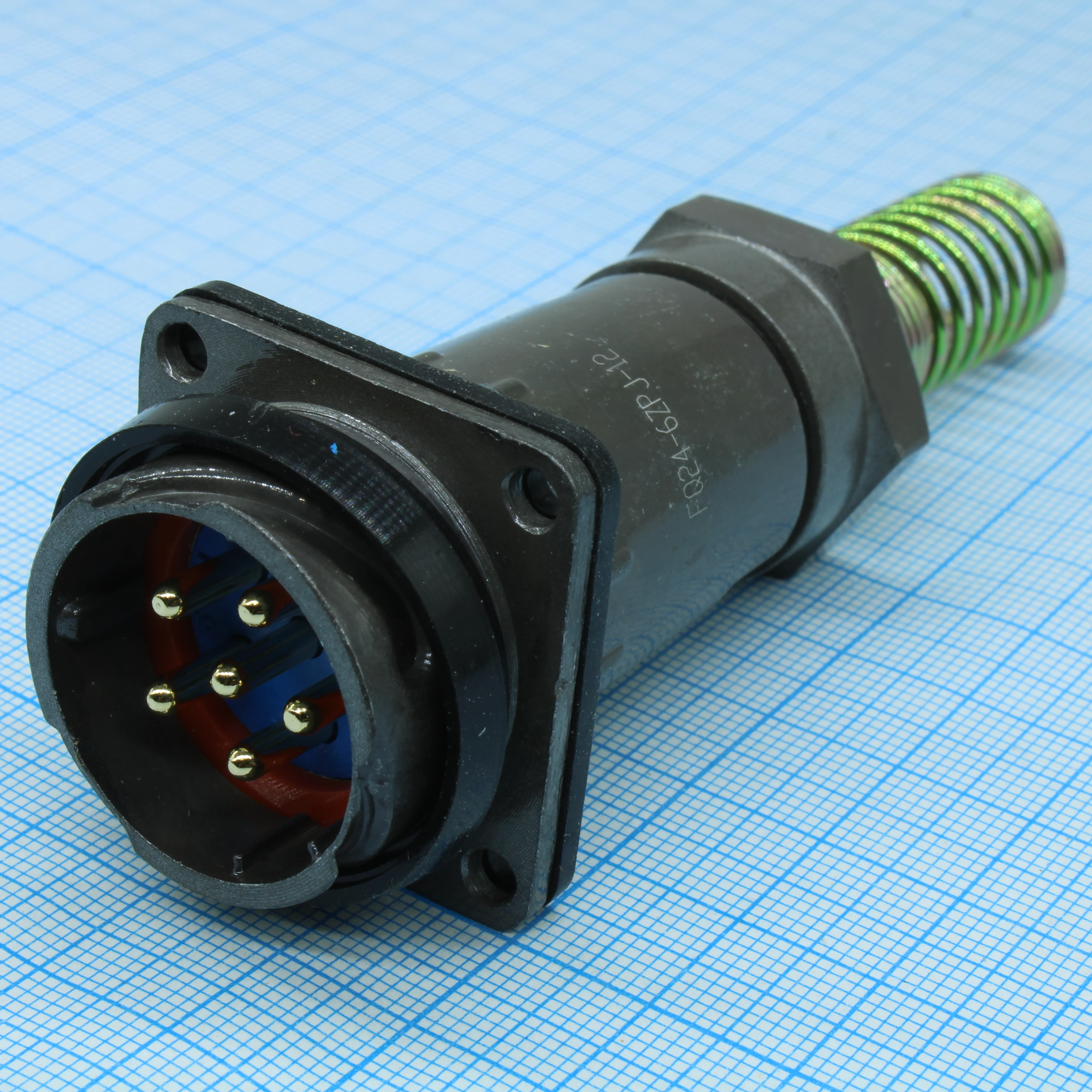 FQ24-6PIN ZPJ-12 - Блочная вилка, 6 контактов