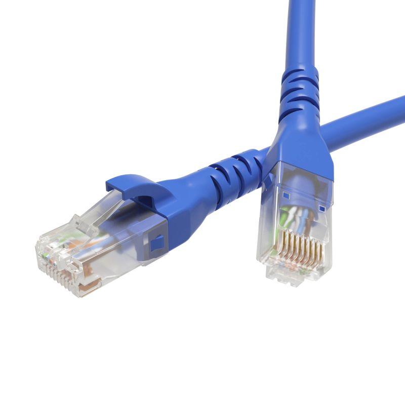 Патч-корд неэкранированный CAT6 U/UTP 4х2, LSZH, синий, 1.5м RN6UU4515BL