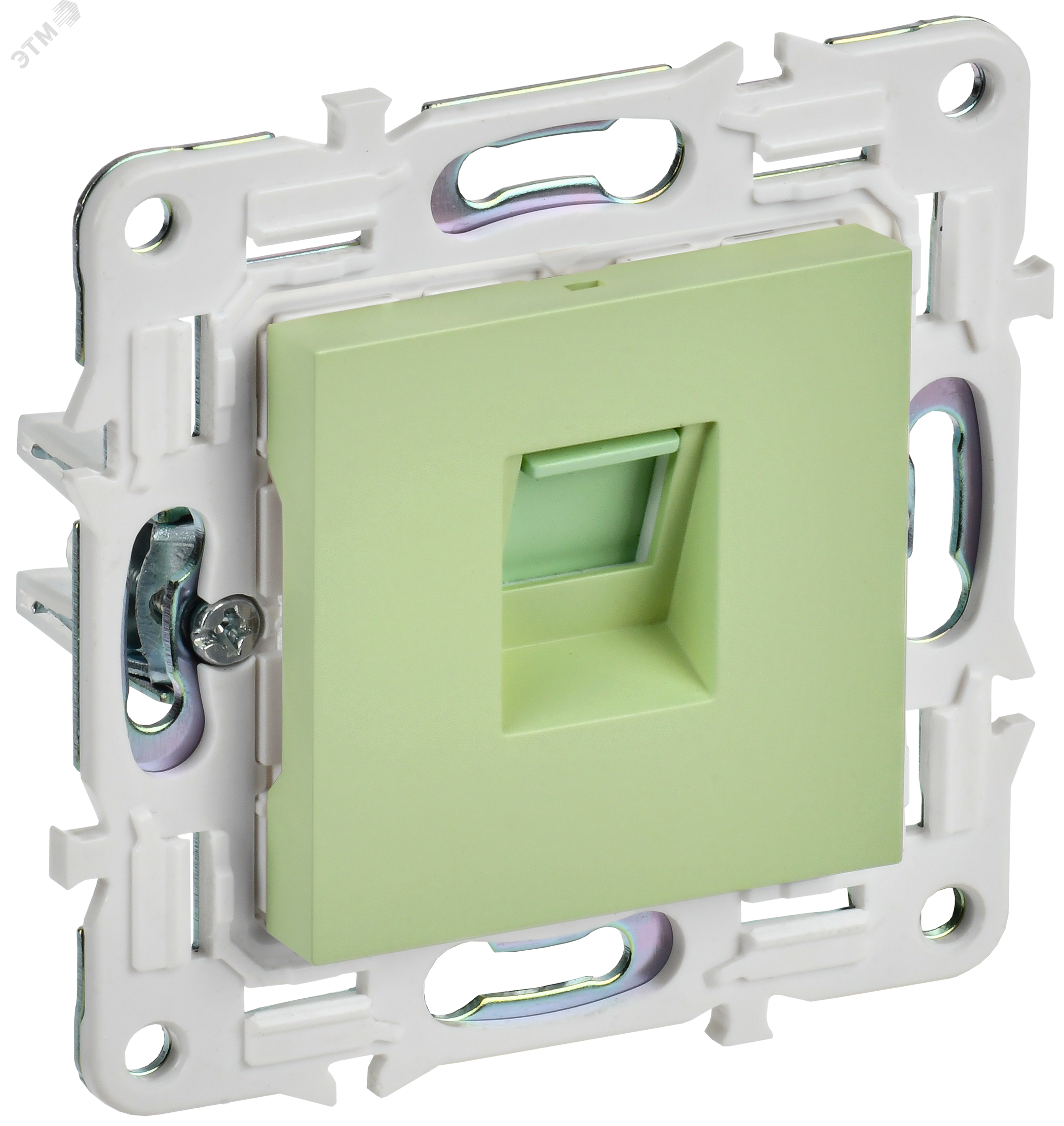 SKANDY Розетка компьютерная RJ45 кат.5E SK-K01G мятный IEK SK-K10-1-K06