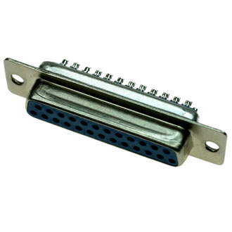DB-25F - Разъем D-SUB 25 контактов розетка на кабель пайка