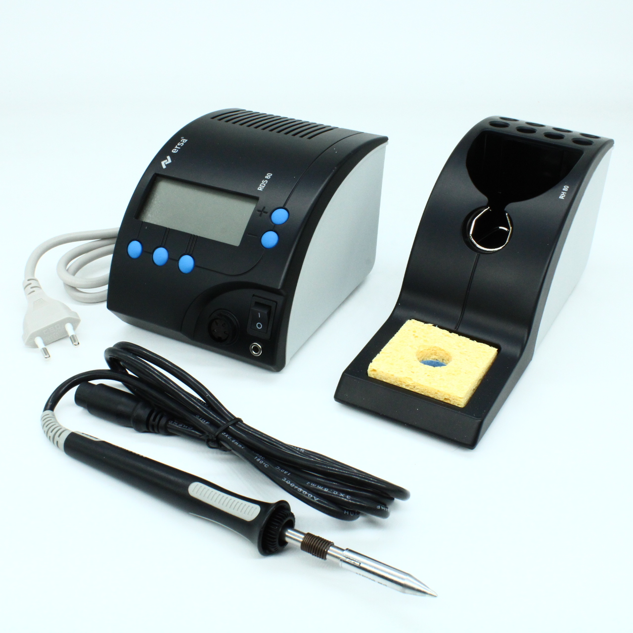 0RDS80 - Универсальная цифровая паяльная станция 80Вт, 220В/24В с цифровой регулировкой температуры, t-150-450C, жало серии 832/842.