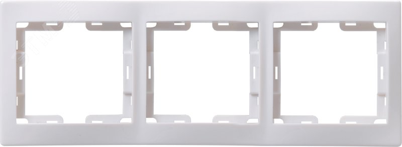 Рамка 3-м Кварта РГ-3-КБ горизонт. бел. EMK30-K01-DM