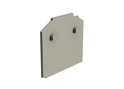 Пластина разделит. 9702/12 - Разделительная пластина, для клемм 9700 A/12/16 S35, цвет: серый