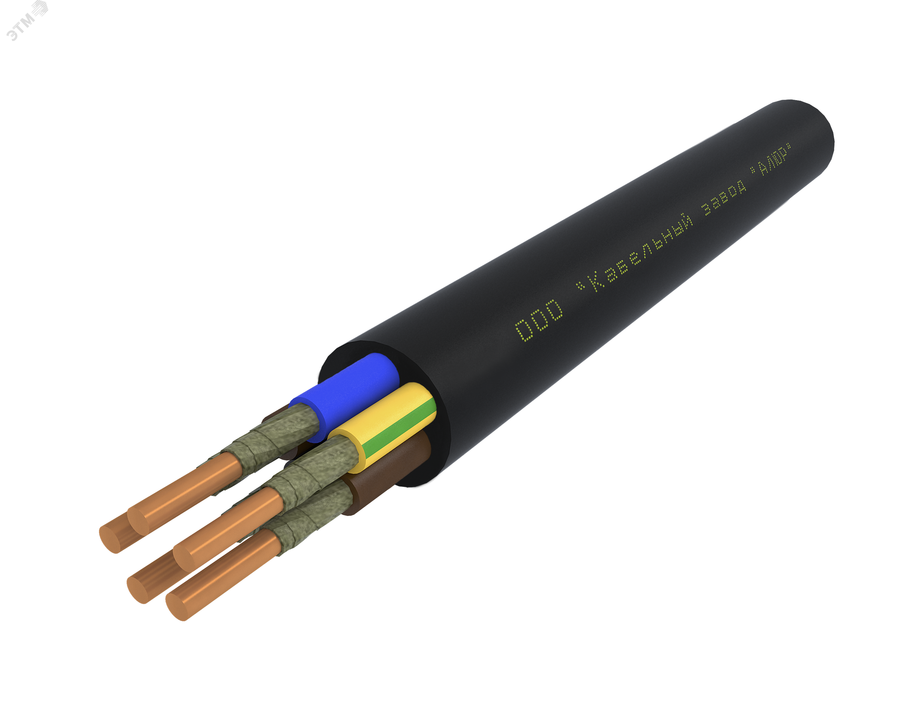 Кабель ВВГнг(А)-FRLS 5х4 ОК (N PE) 0.66кВ (м) 00-00004608