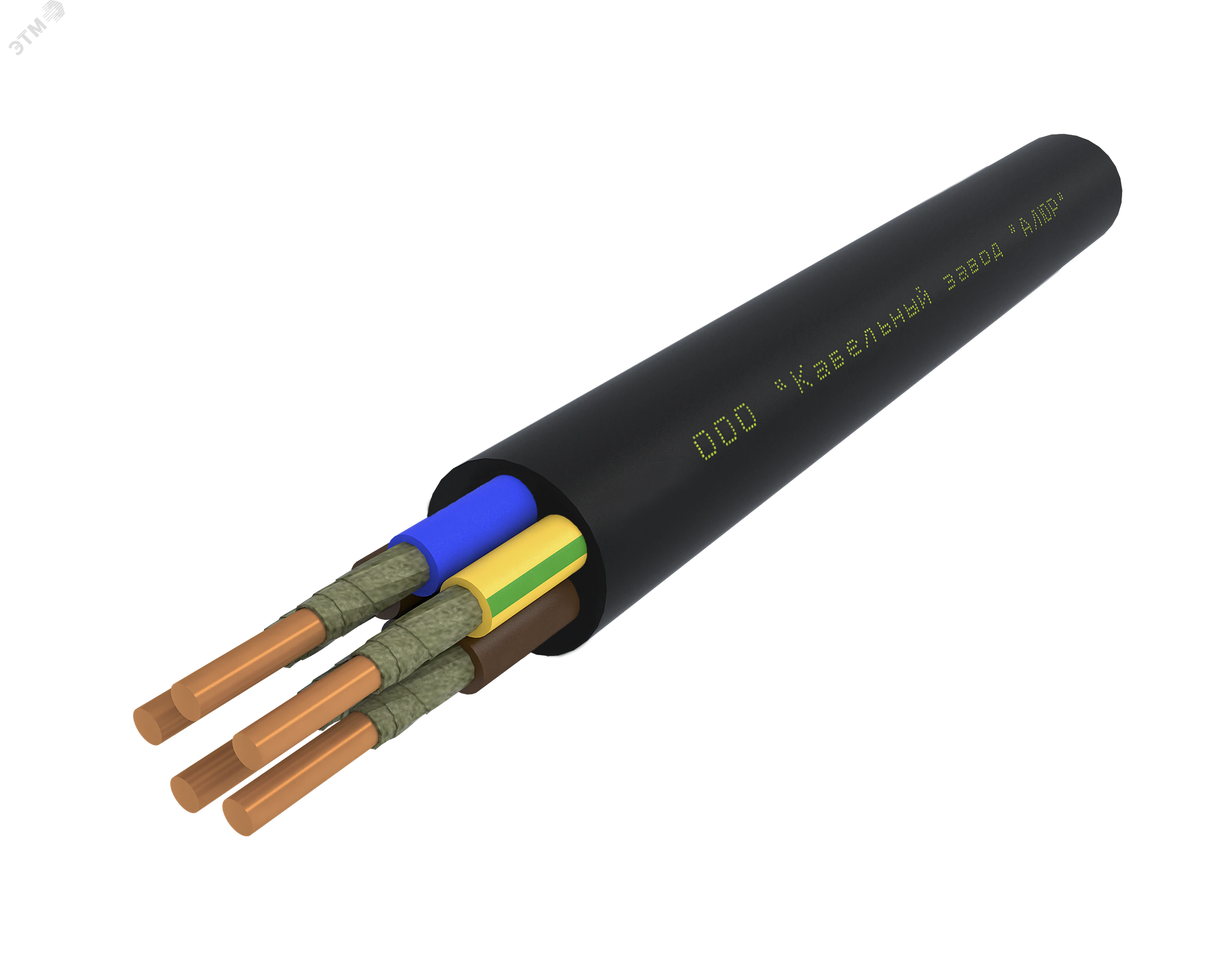 Кабель ВВГнг(А)-FRLS 5х6 ОК (N PE) 0.66кВ (м) 00-00004618
