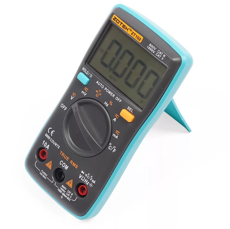 ZT-102 - Мультиметр цифровой с автоматическим выбором пределов измерений