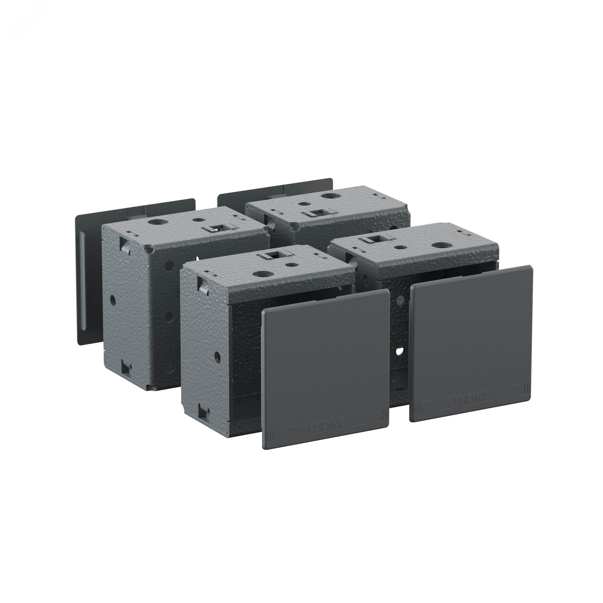 Комплект угловых элементов с пластиковыми заглушками, В =100 мм, 1 кмп = 4 шт. R5NBP01B