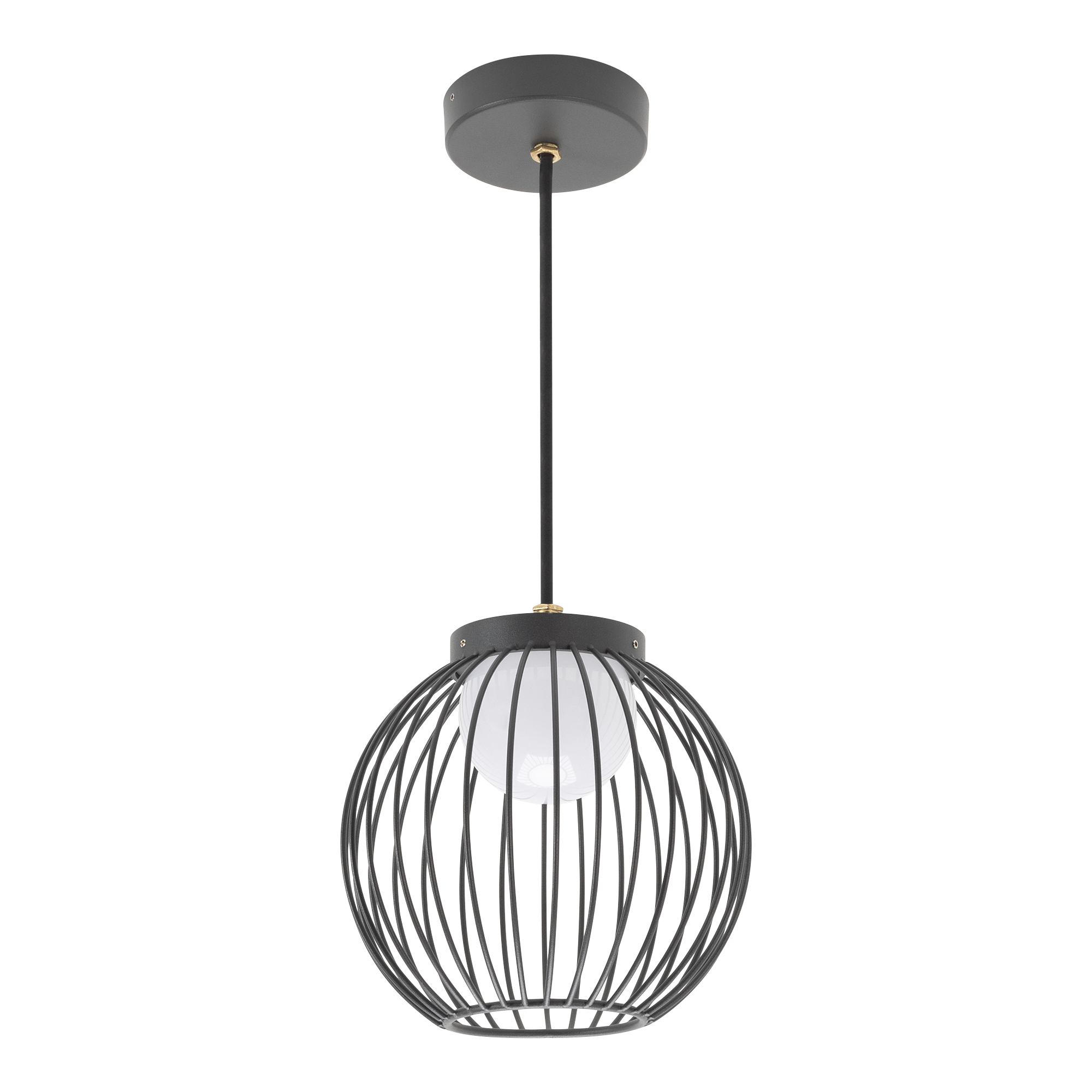 Светильник LGD-PEARL-HANG-7W Warm3000 (GR, 164 deg, 230V) 030004 - Подвесной светильник 7Вт, серый алюминиевый корпус, рассеиватель из ударопрочного поликарбоната. Цвет ТЕПЛЫЙ БЕЛЫЙ 3000K, св.поток 540лм, CRI(Ra)>80, рассеянный свет. Размер Ф220x1000мм, I