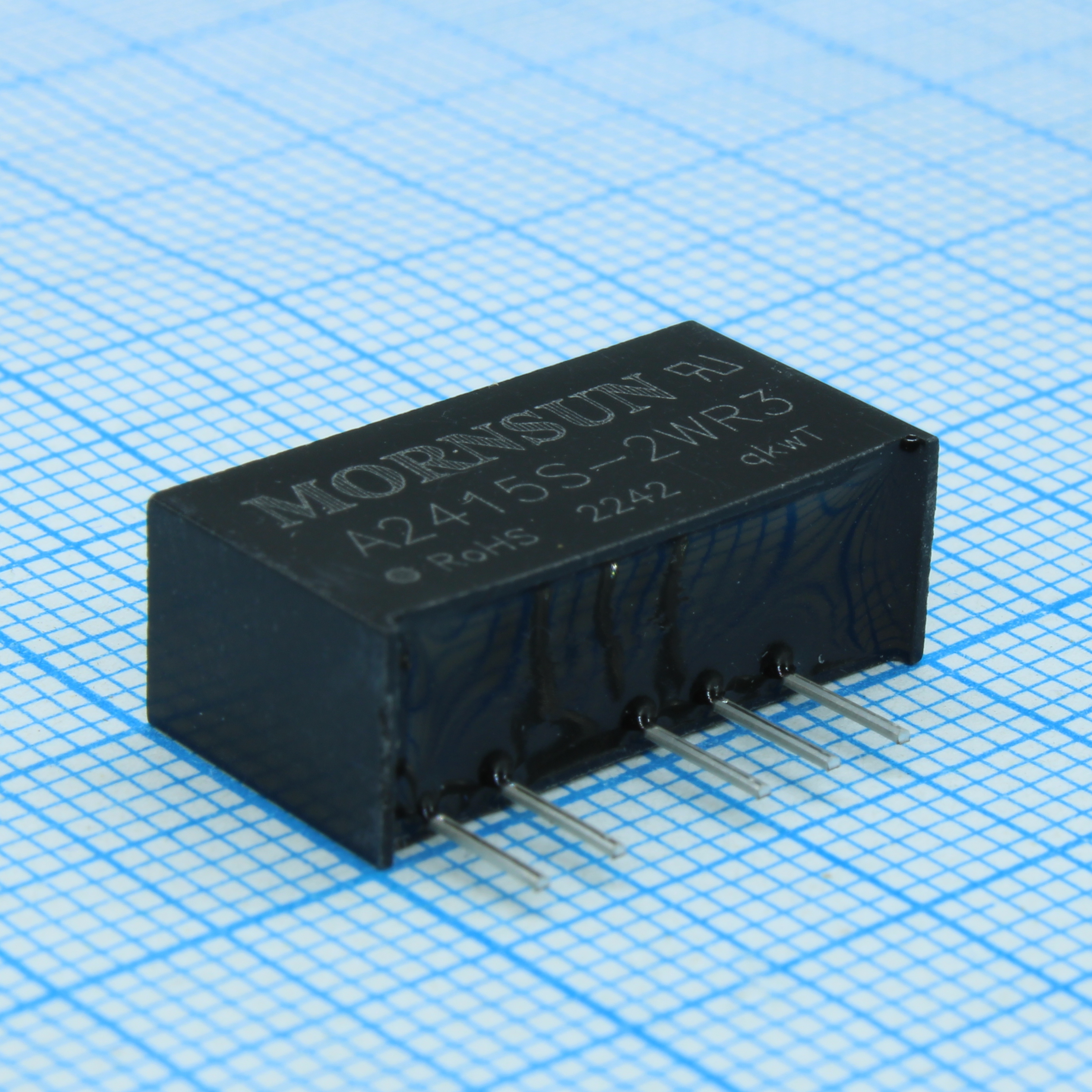 A2415S-2WR3 - Преобразователь DC/DC мощность, Вт: 2 вход 24В выход ±15В/±67мА изоляция: 1500В