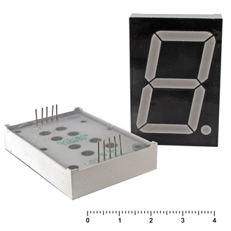 KEM-18102BR (RED) - Цифровой индикатор KEM-18102BR, красный