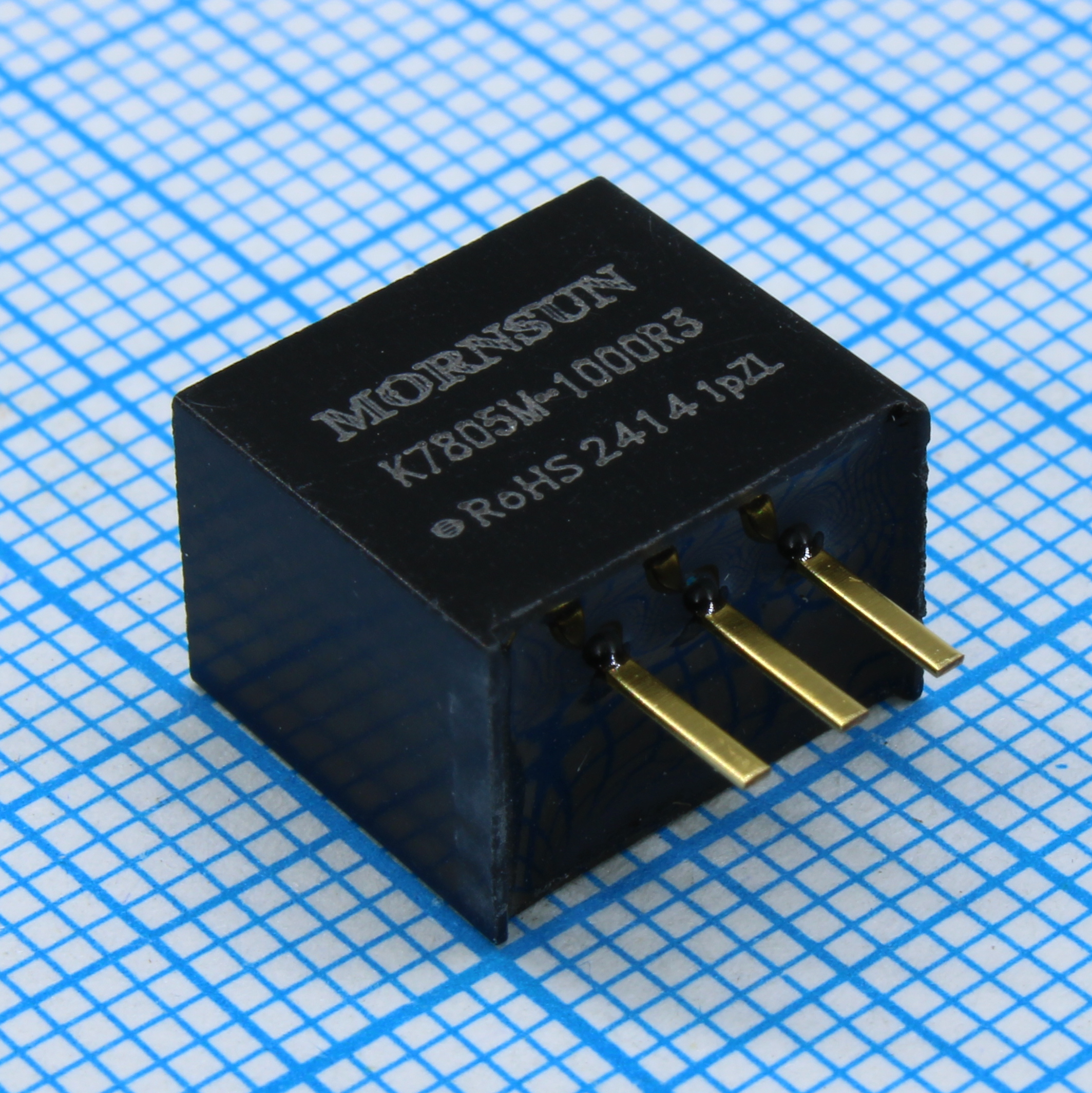 K7805M-1000R3 - Преобразователь DC/DC неизолированный вход 24(12)В, выход +5В/1000мА -5В/-500мА