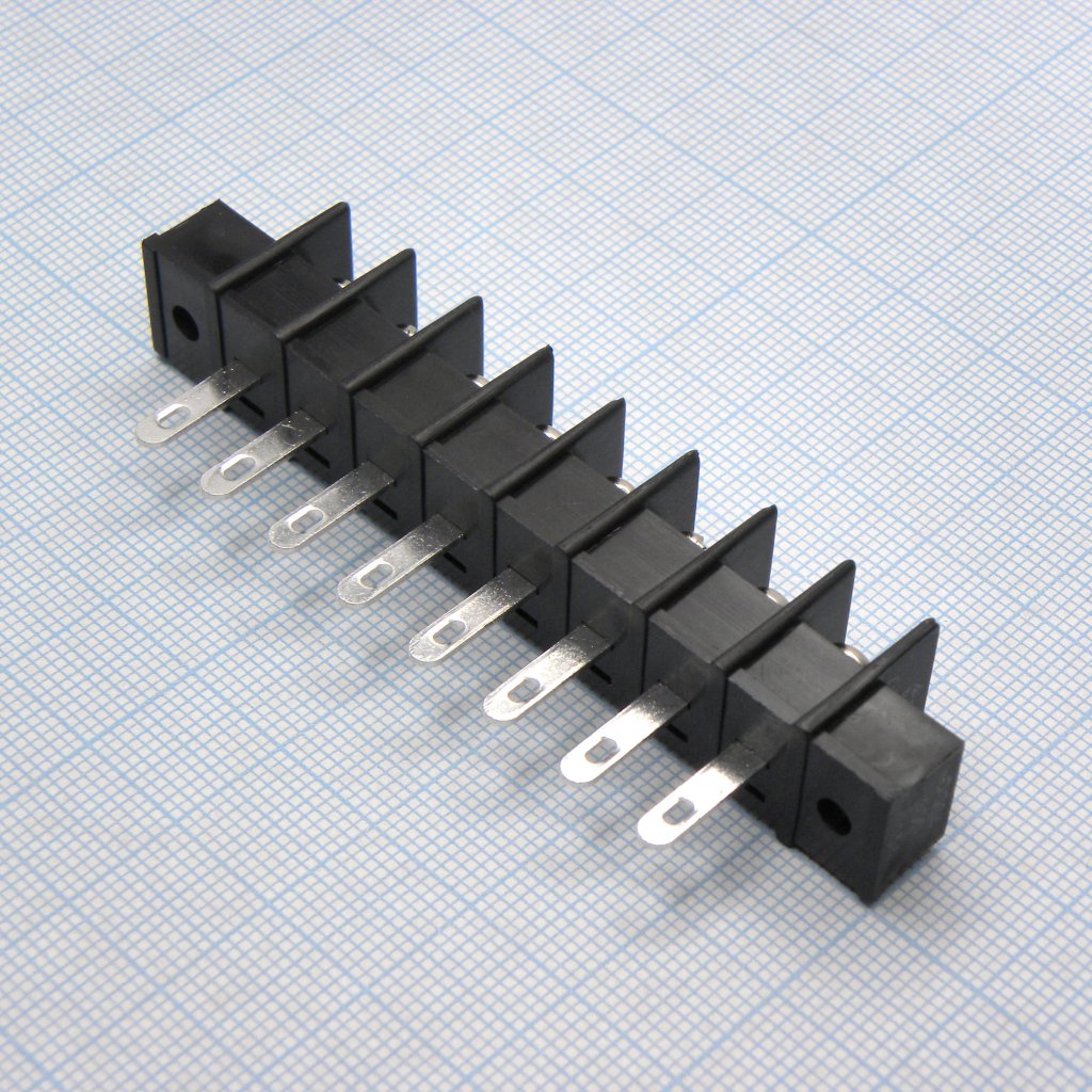 DG25H-A-08P-13-00A(H) - Барьерный клеммный блок 8 контактов. Серия DG25H-A