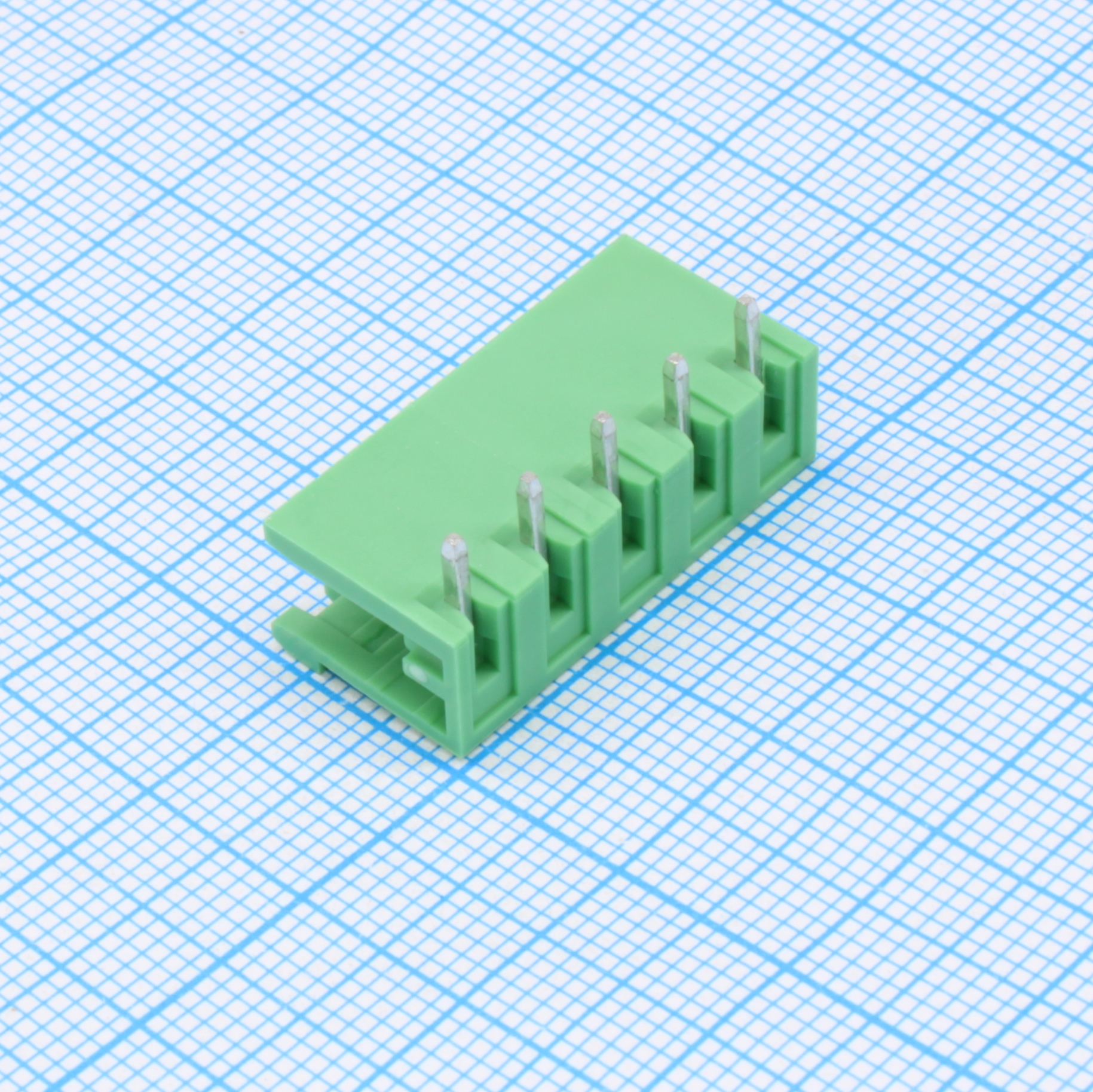 2EGTR-5.0-05P-14-100 - Разъемный клеммный блок на плату, 5 контактов. Серия 2EGTR-5.0