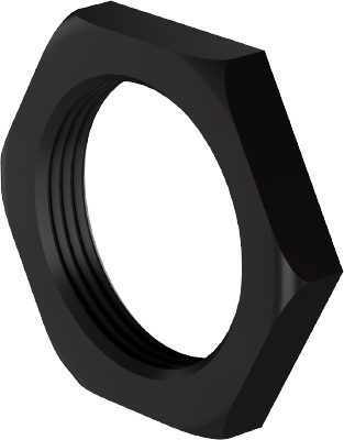 Гайка 05.505.0353.1 - Гайка пластиковая, резьба M32x1,5, черный