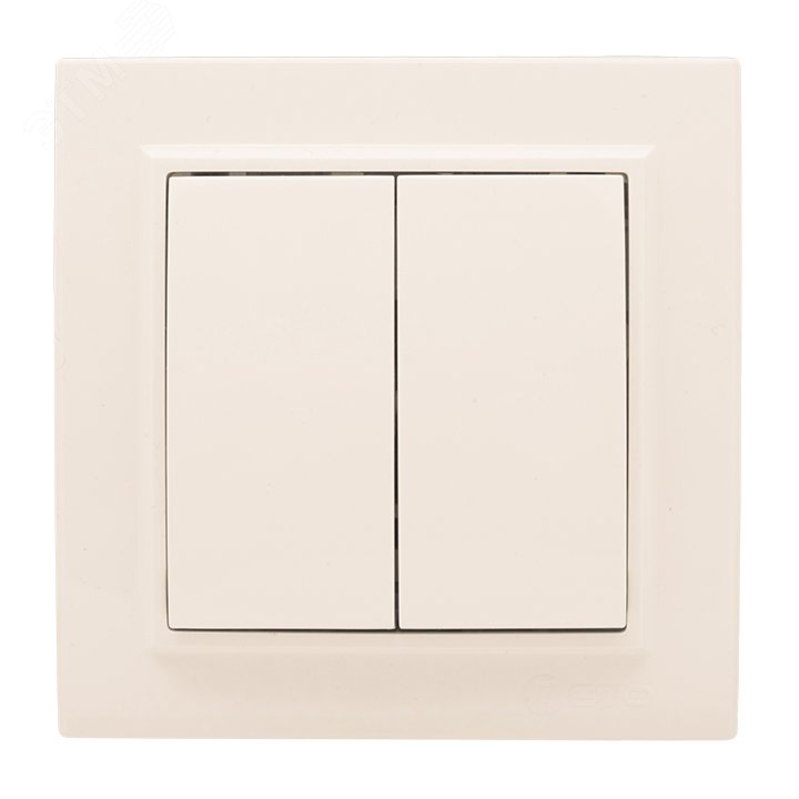 Выключатель 2-кл. СП 10А бежевый Минск ERV10-023-20