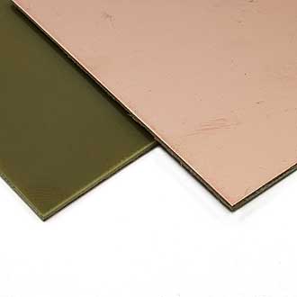 FR4-1 1.5MM 400X500 - Стеклотекстолит фольгированный односторонний, 400х500х1.5мм