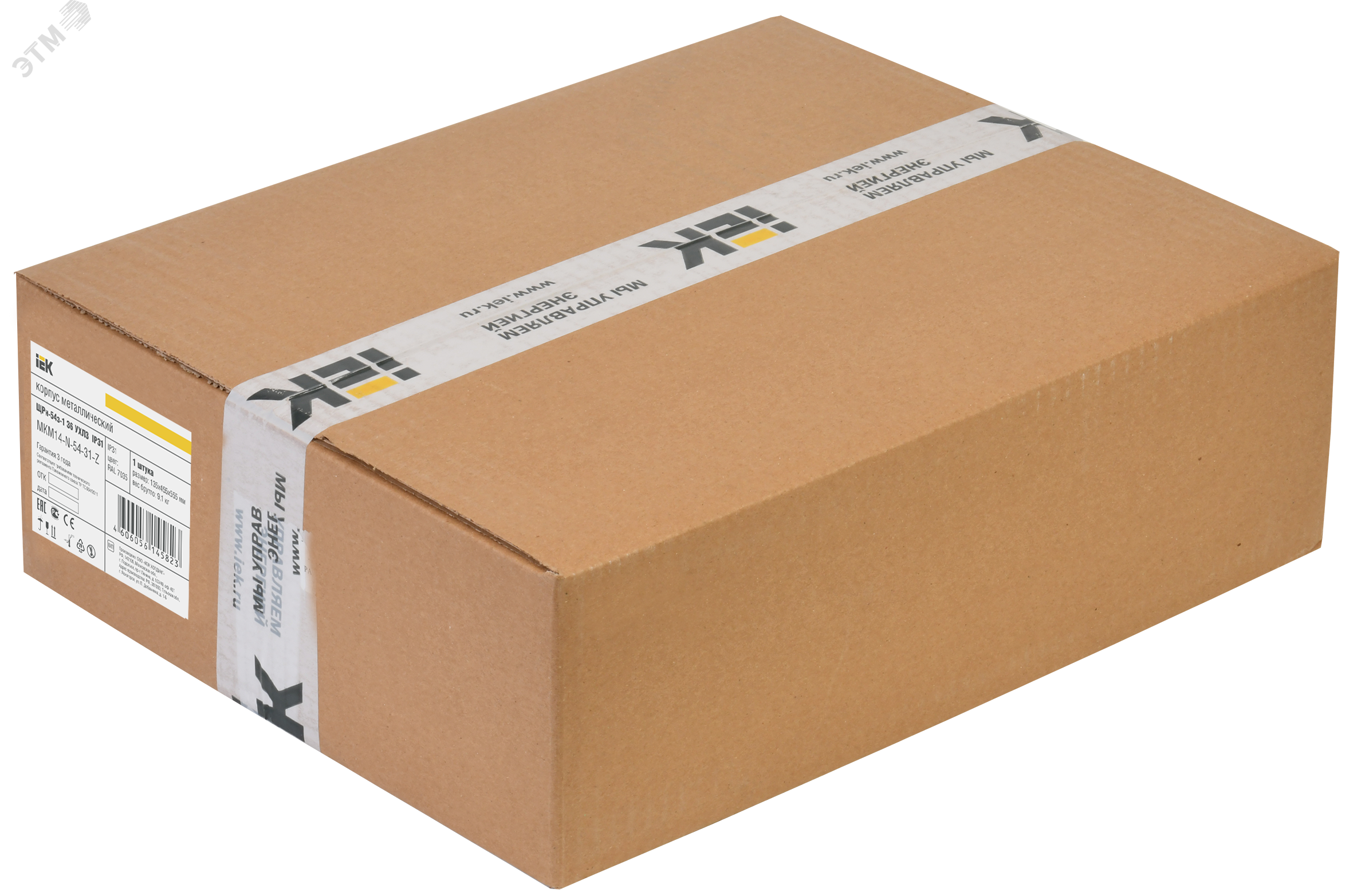 Корпус металлический ЩРн-54 (540х440х120мм) IP31 TITAN 3 MKM14-N-54-31-Z