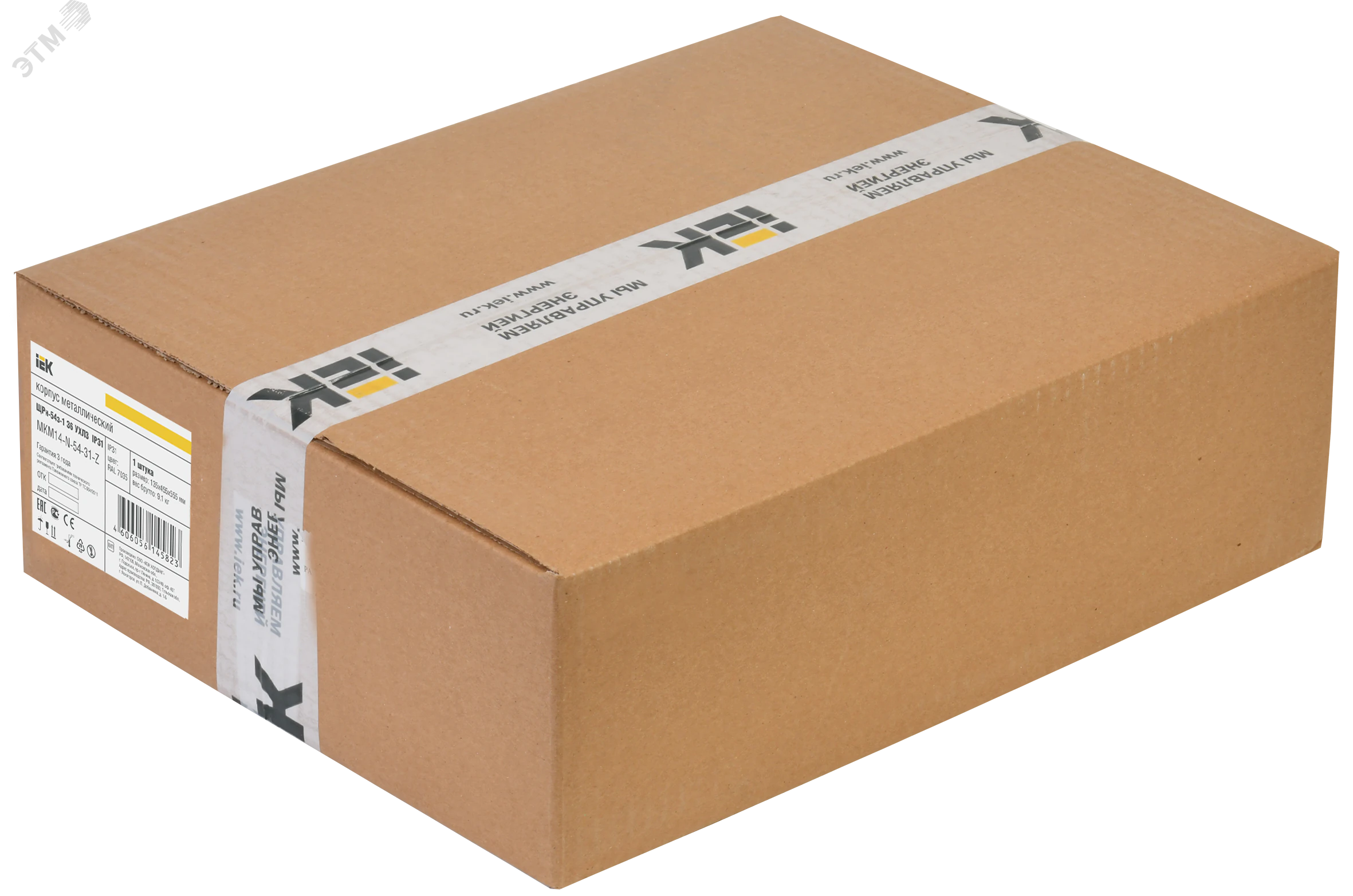 Корпус металлический ЩРн-54 (540х440х120мм) IP31 TITAN 3 MKM14-N-54-31-Z