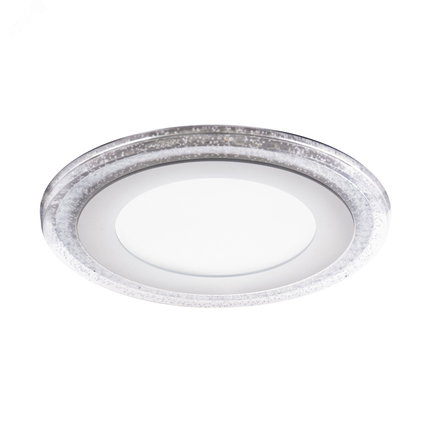 Светильник светодиодный ДВО 9 Вт 4000К 540 лм 220-240В IP20 D144х31мм монт d110мм Алюминий 2 режима работы фоновая подсветка Bubbles Gauss BL317