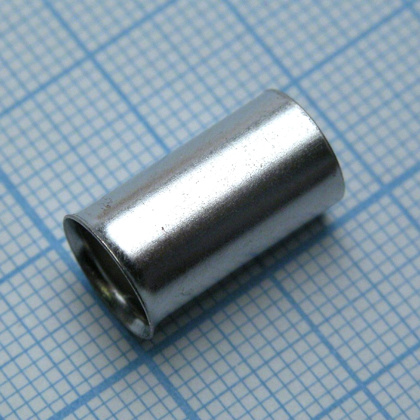 HEN 35-16 - наконечник кабельный торцевой трубчатый без изоляции, L=16мм, сеч. пров. 35мм2