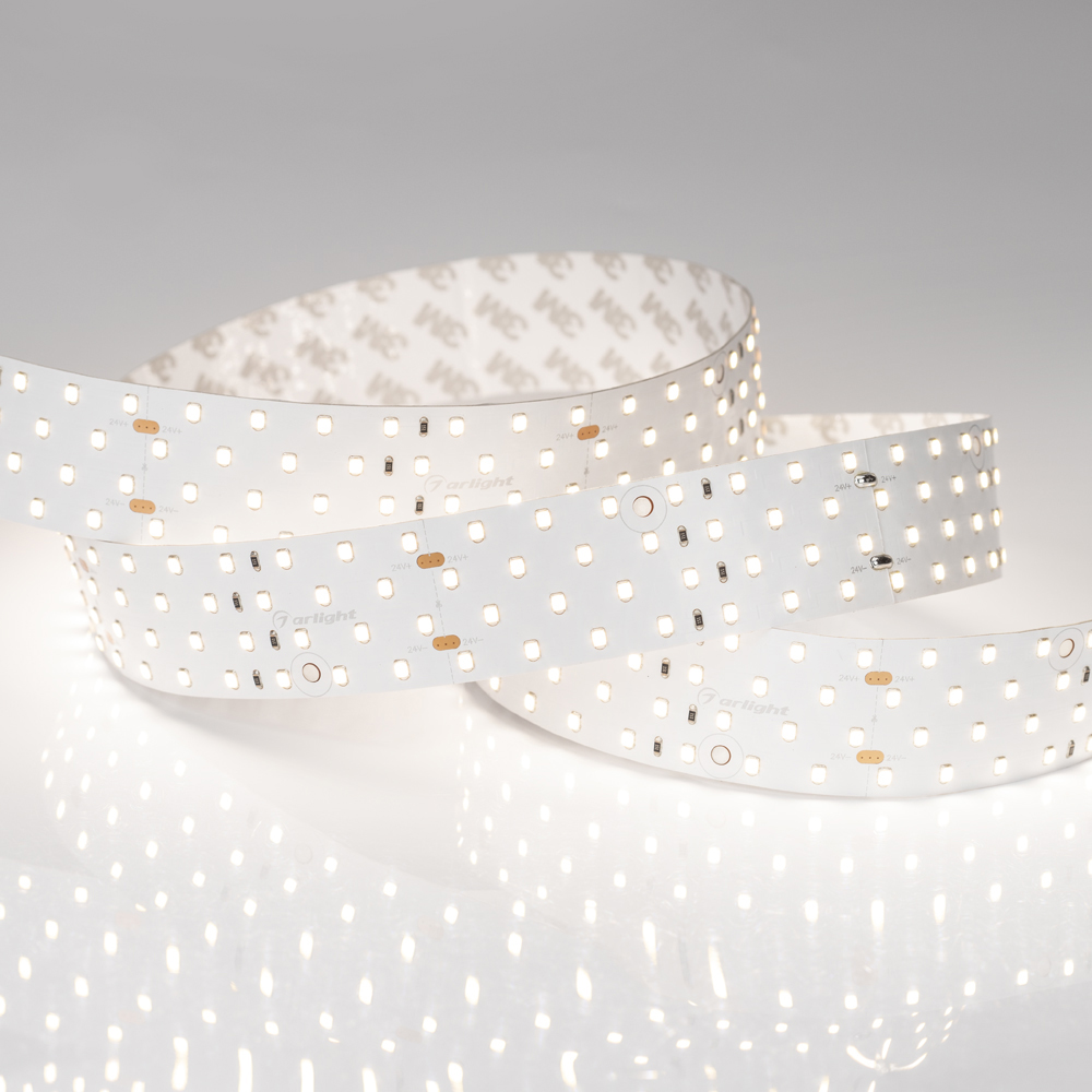 Лента RT-A280-36mm 24V Day4000 (30 W/m, IP20, 2835, 2.5m) 019085(2) - Светодиодная широкая лента RT-A280, открытая. Светодиоды 2835, 280 шт/м (700 шт на 2.5 м), белая плата, ширина 36 мм, скотч 3M. Цвет ДНЕВНОЙ 4000 K, цветопередача CRI>85, угол 120°. Пит