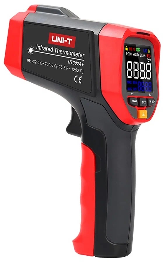 UT302A+ - Измеритель температуры, пирометр -32°+700°C