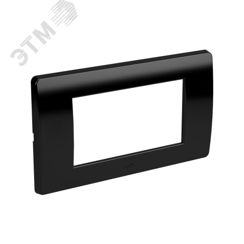 Рамка на 4 модуля, черная 75011B