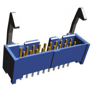 2-1761606-7 - Соединитель защищенный 20 контакт(-ов) 2.54мм луженый прямой монтаж в отверстие туба