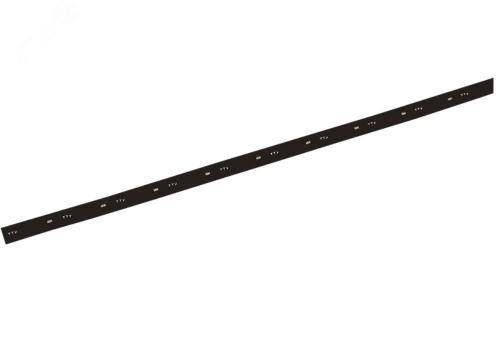 Трубка термоусадочная ТТУ нг-LS 4/2 черн. 1м UDRS-D4-1-K02