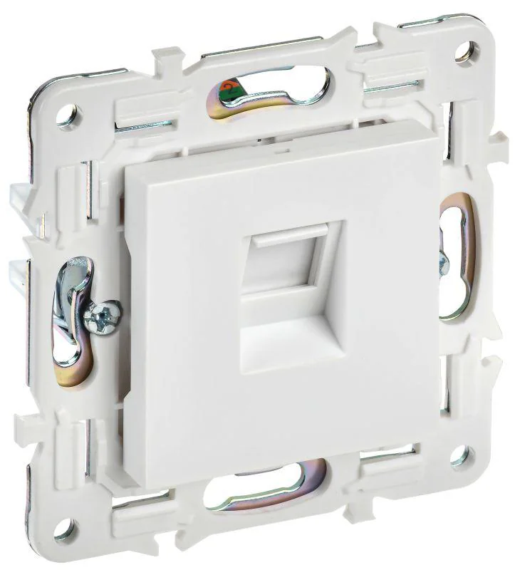 SKANDY Розетка компьютерная RJ45 кат.5E SK-K01W арктический белый IEK SK-K10-1-K01