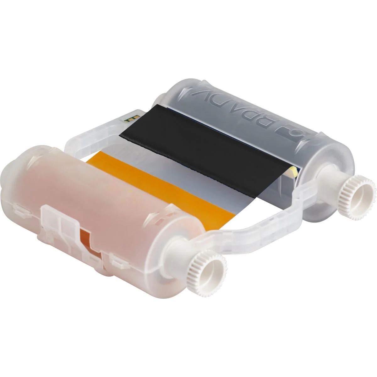 gws140847 - B30-R10000-KO-8 риббон многоцветный, Resin, черный-оранжевый. Длина плашки 200 мм. Размер 110 мм*60.90 м. (BBP35/37)