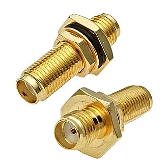 SMA-SMA ADAPTERS - Разъем высокочастотный, переходник SMA гнездо - гнездо, крепление гайка