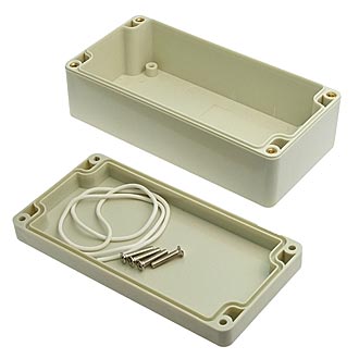 Z368 (160X80X55) - Корпус для РЭА пластиковый пылевлагонепроницаемый ZTM-ELECTRO Z368, 160x80x55 мм, пластиковый