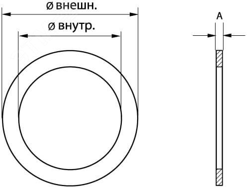 Прокладка уплотнительная М12 PAPM12